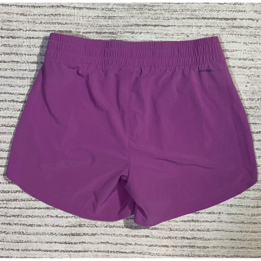 Eddie Bauer Womens Purple Active Shorts Drawstring Elastic Waist Pockets Small - Picture 5 of 8